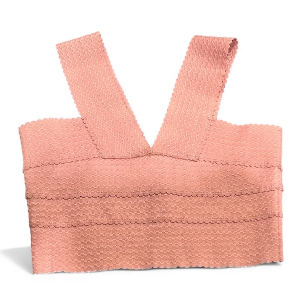 💐ANGL Ribbed Textured Crop Top Size Small
